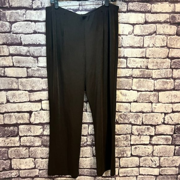 Chico's Pants - Chico's Travelers NWT Brown Pull On Pants Size XL